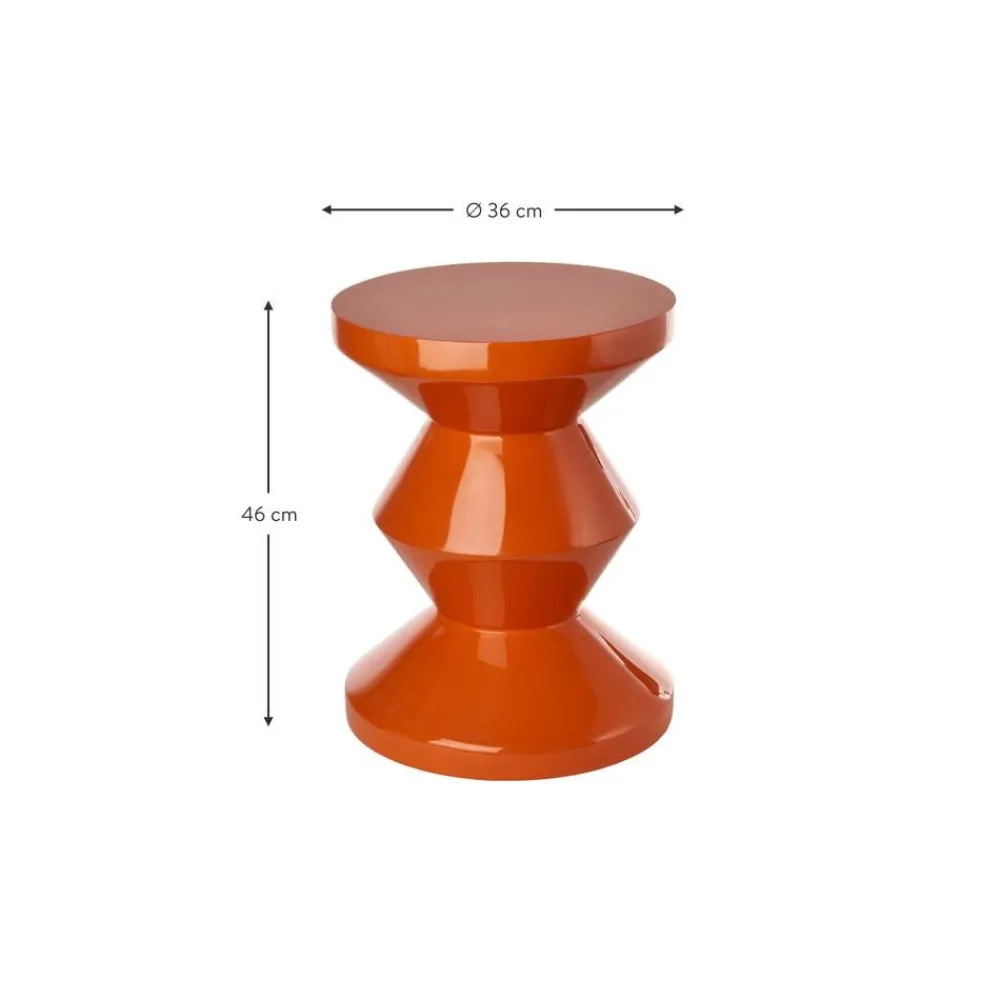 Tavolino Rotondo Zig Zag*Pols Potten Fashion