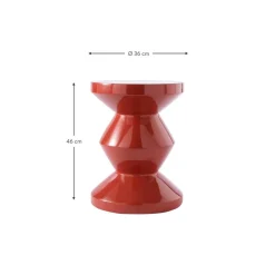 Tavolino Rotondo Zig Zag*Pols Potten New