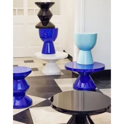 Tavolino Rotondo Zig Zag*Pols Potten Fashion