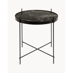 Tavolino-Vassoio Con Piano In Vetro Effetto Marmo Cupid*Zuiver Fashion