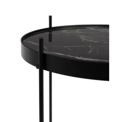 Tavolino-Vassoio Con Piano In Vetro Effetto Marmo Cupid*Zuiver Fashion