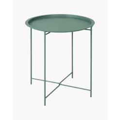 Tavolino-Vassoio Rotondo In Metallo Sangro*Brafab Online