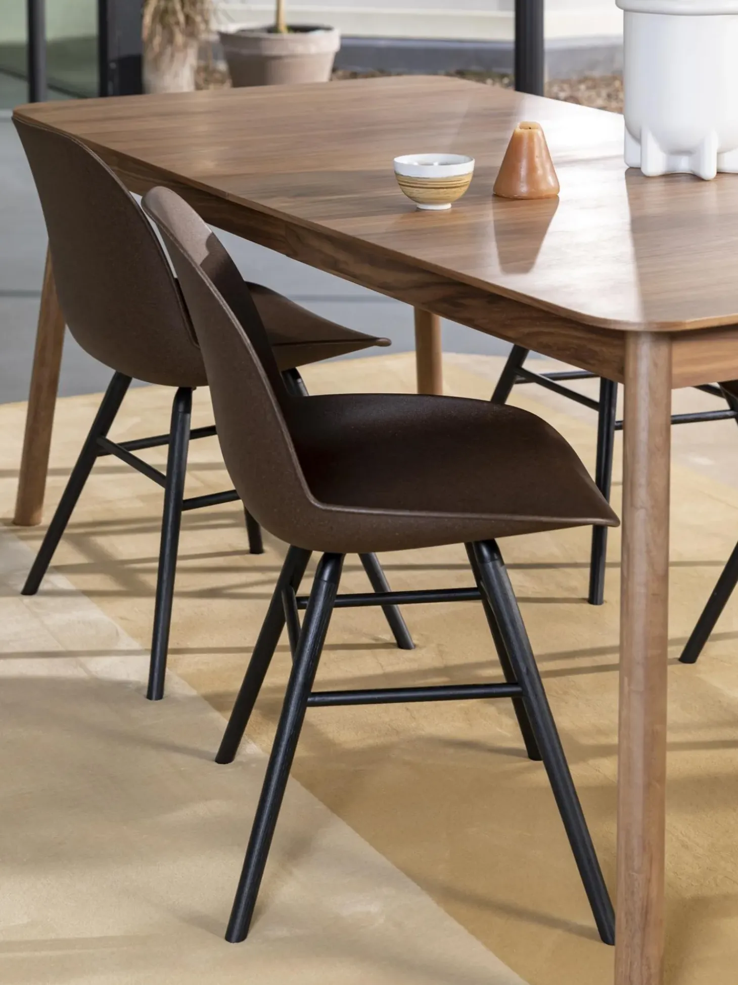 Tavolo Allungabile In Legno Di Noce Glimps, 180 - 240 X 90 Cm