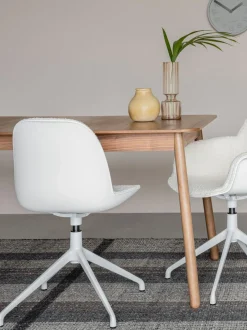 Tavolo Allungabile In Legno Di Frassino Glimps, 120 - 162 X 80 Cm