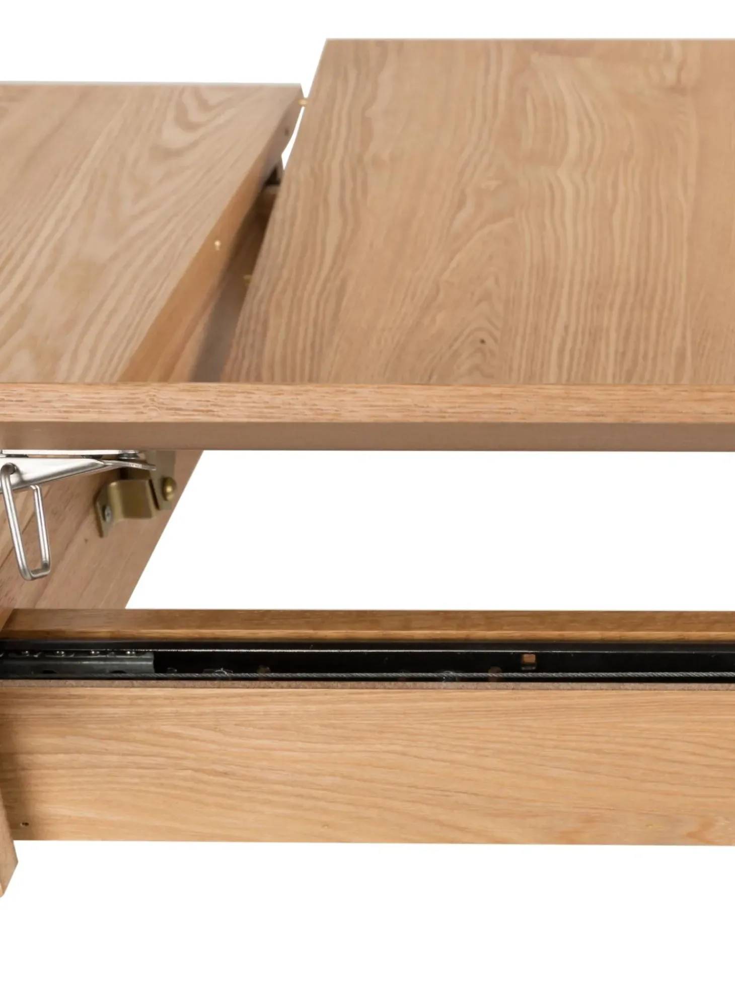 Tavolo Allungabile In Legno Di Frassino Glimps, 120 - 162 X 80 Cm