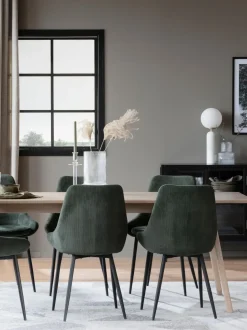 Tavolo Allungabile In Legno Di Quercia Nevis, 220 - 265 X 90 Cm