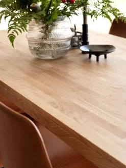 Tavolo Allungabile In Legno Di Quercia Brooklyn, In Verie Misure