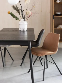 Tavolo Allungabile In Legno Di Frassino Glimps, 120 - 162 X 80 Cm