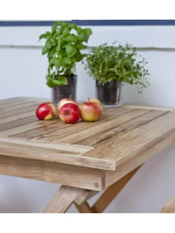 Tavolo Da Giardino In Legno Di Teak York, 70X70 Cm