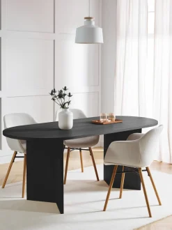 Tavolo Da Pranzo Ovale In Legno Toni, 200X90 Cm