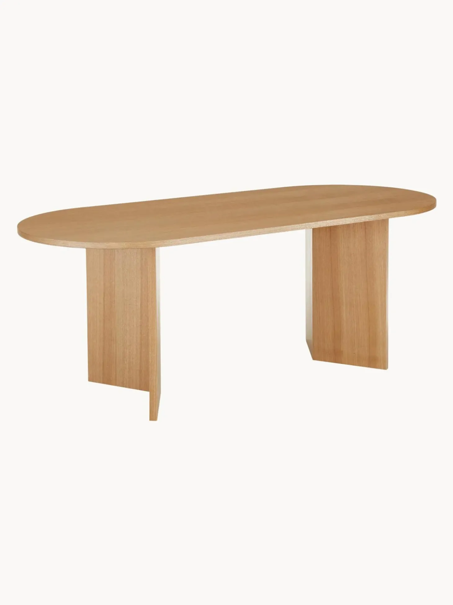 Tavolo Da Pranzo Ovale In Legno Toni, 200X90 Cm