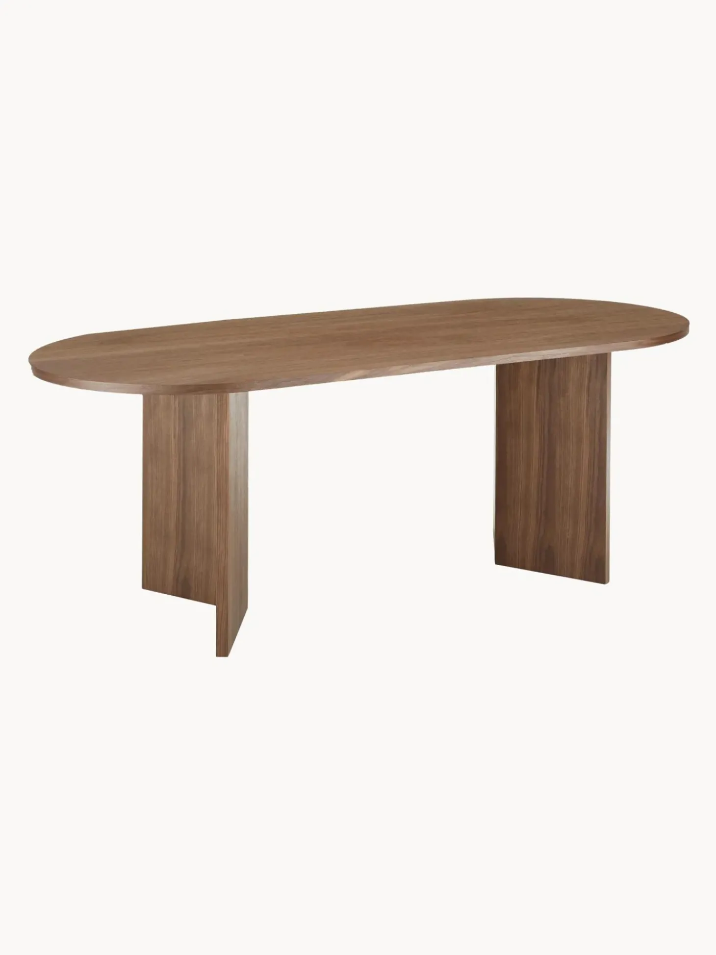 Tavolo Da Pranzo Ovale In Legno Toni, 200X90 Cm