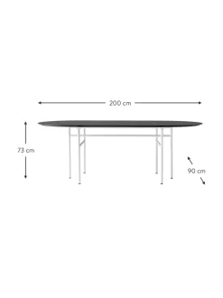 Tavolo Da Pranzo Ovale Snaregade, 210 X 95 Cm
