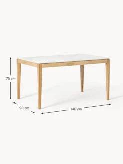 Tavolo Effetto Marmo Jackson, In Diverse Misure