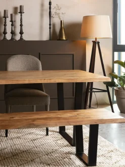 Tavolo In Legno Di Acacia Aka, In Verie Misure