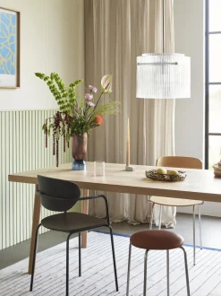 Tavolo In Legno Di Quercia Con Motivo Spina Di Pesce Herringbone, 200 X 100 Cm