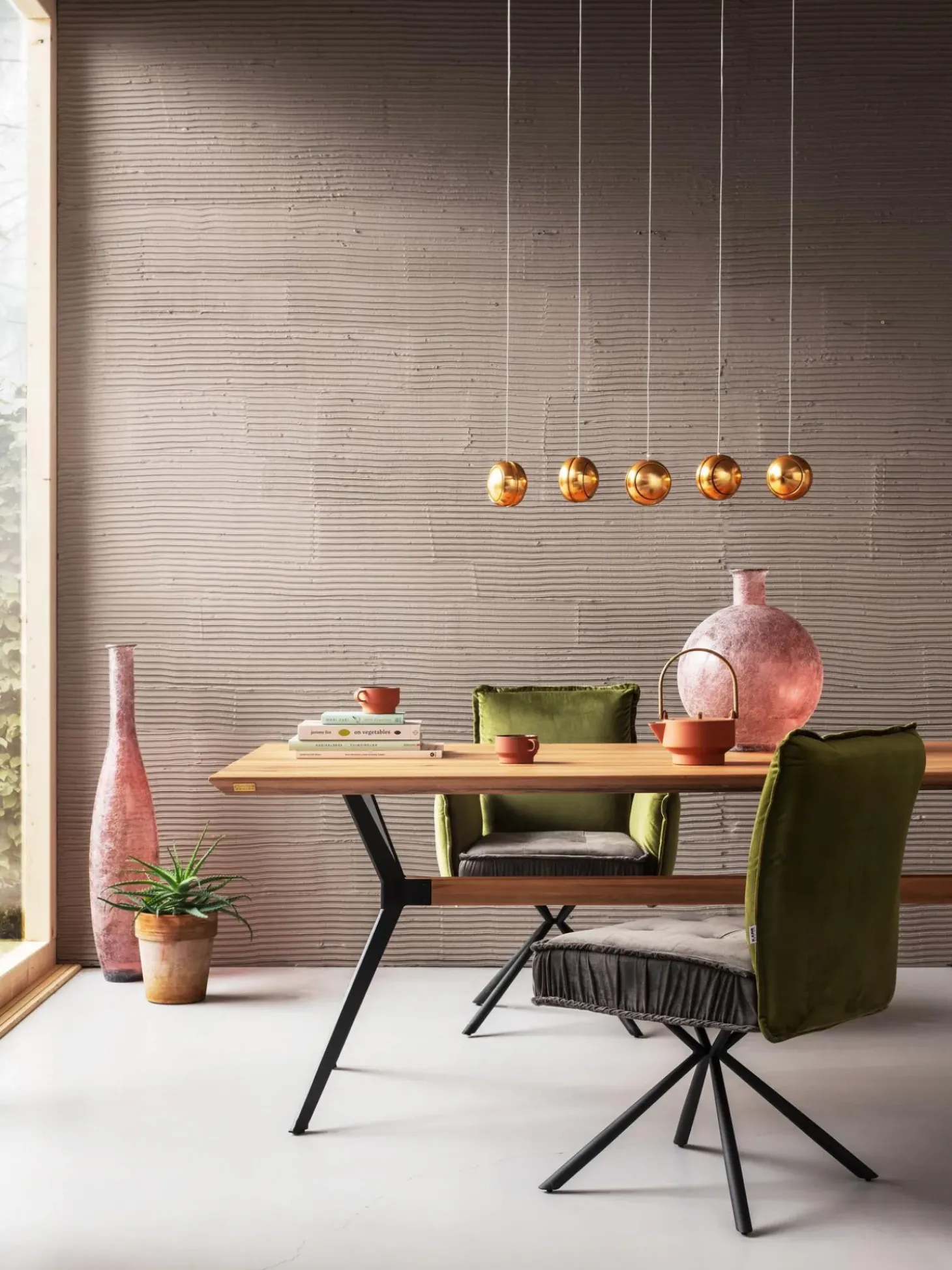 Tavolo In Legno Di Quercia Downtown, In Verie Misure