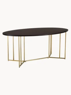 Tavolo Ovale In Legno Di Mango Luca, In Diverse Misure