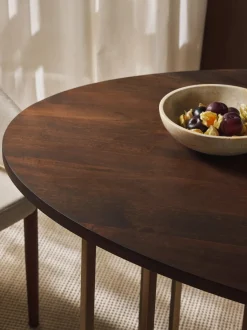 Tavolo Ovale In Legno Di Mango Luca, In Diverse Misure