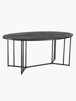 Tavolo Ovale In Legno Di Mango Luca, In Varie Misure