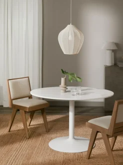 Tavolo Ovale In Marmo Miley, 120 X 90 Cm