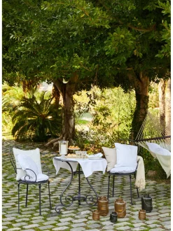 Tavolo Rotondo Da Balcone In Metallo Etienne, O 70 Cm