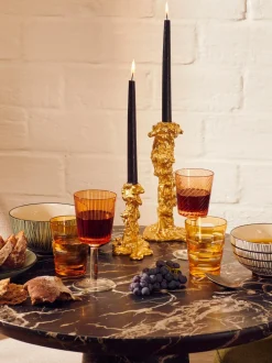 Tavolo Rotondo Effetto Marmo Disc