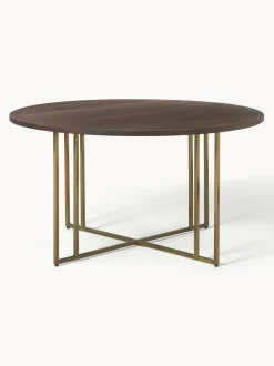 Tavolo Rotondo In Legno Di Mango Luca, In Verie Misure