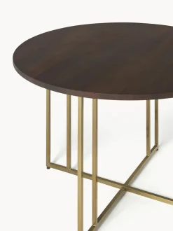 Tavolo Rotondo In Legno Di Mango Luca, In Verie Misure