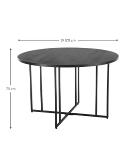 Tavolo Rotondo In Legno Di Mango Luca, In Verie Misure