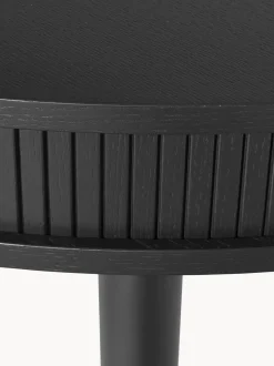 Tavolo-Contenitore Rotondo In Legno Di Quercia Calary