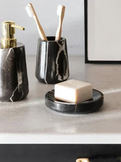 Tazza Porta Spazzolini In Marmo Lux