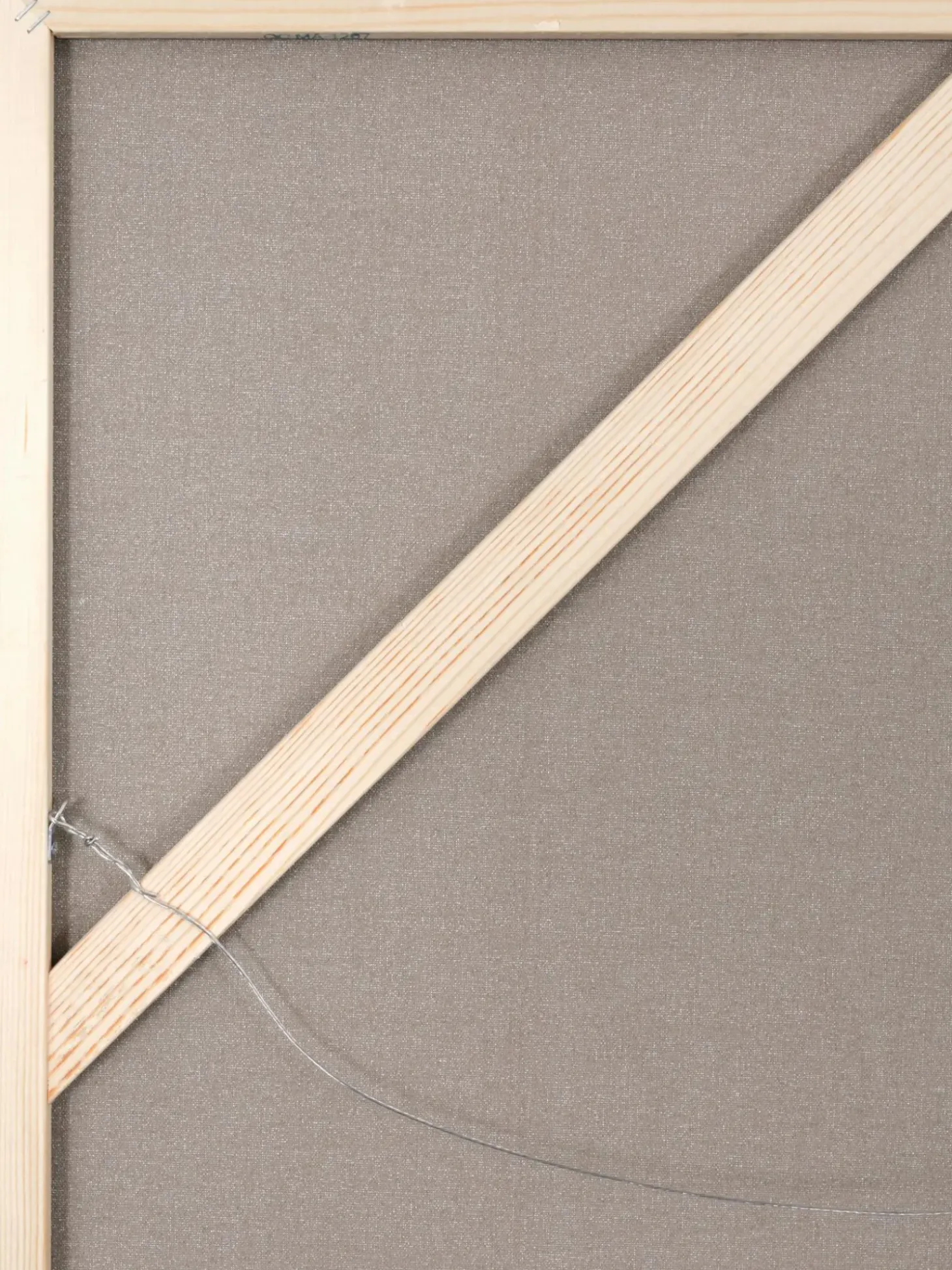 Tela Dipinta A Mano Con Cornice In Legno Scenario