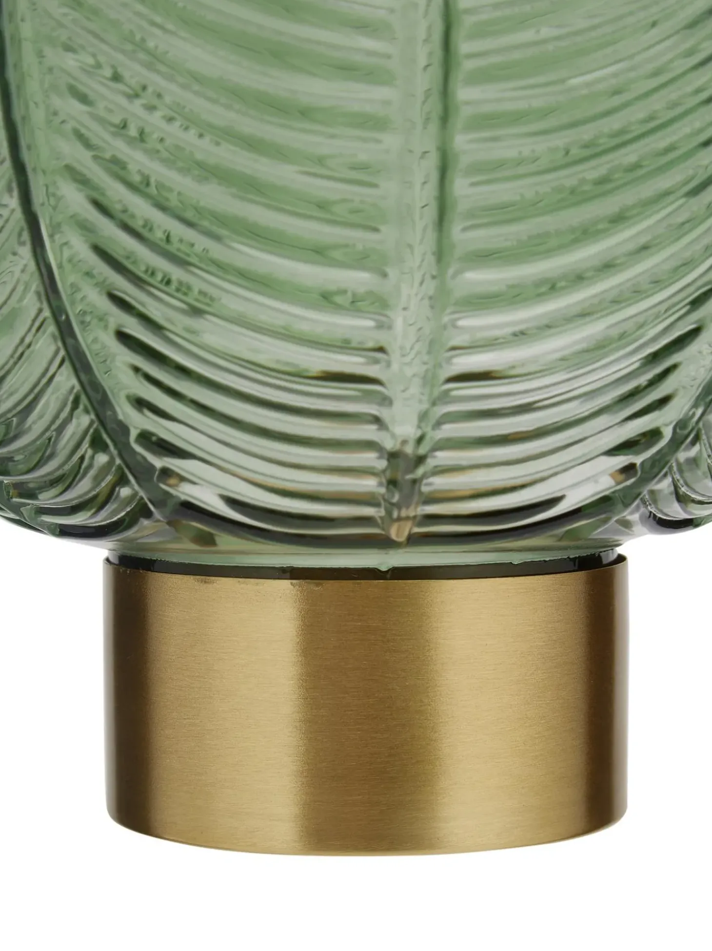 Vaso A Sfera In Vetro Verde Con Base Dorata Mickey