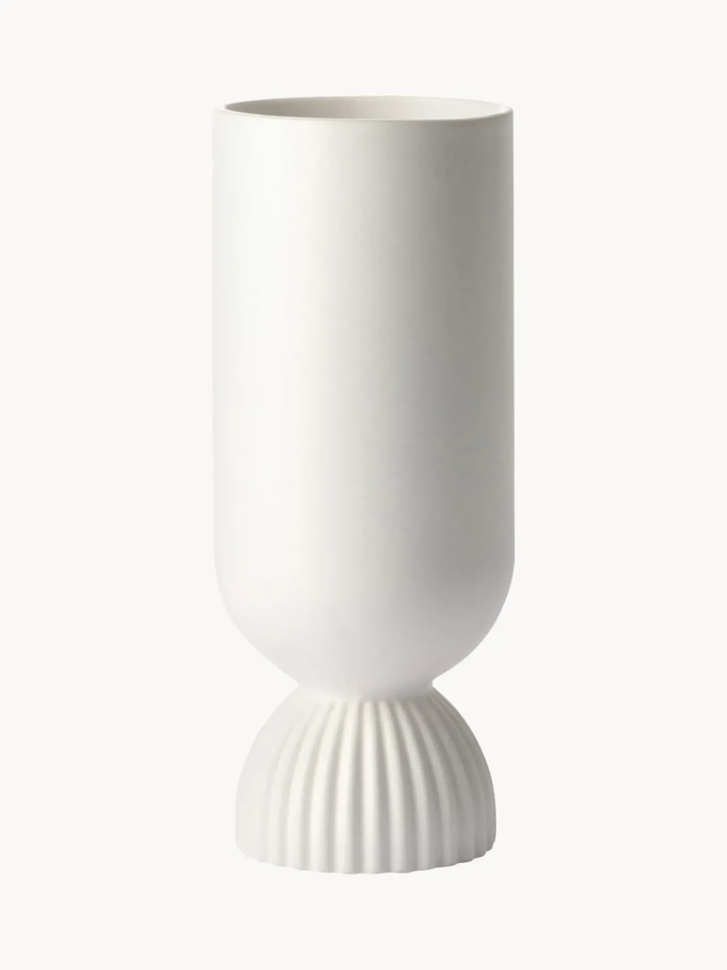 Vaso Con Base Scanalata Koralle