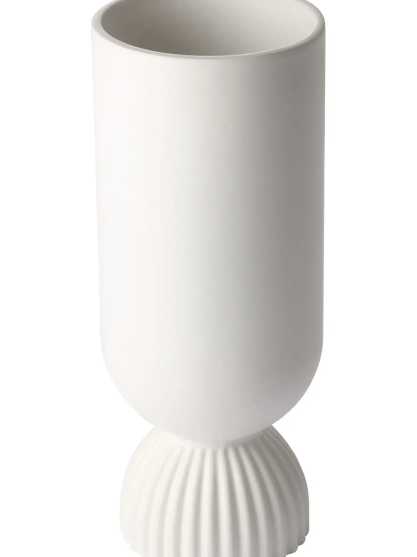 Vaso Con Base Scanalata Koralle