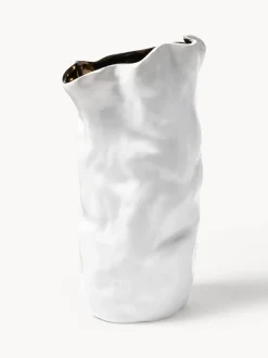 Vaso Con Decoro Dorato Dimple