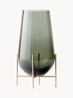 Vaso Da Terra In Vetro Soffiato Echasse