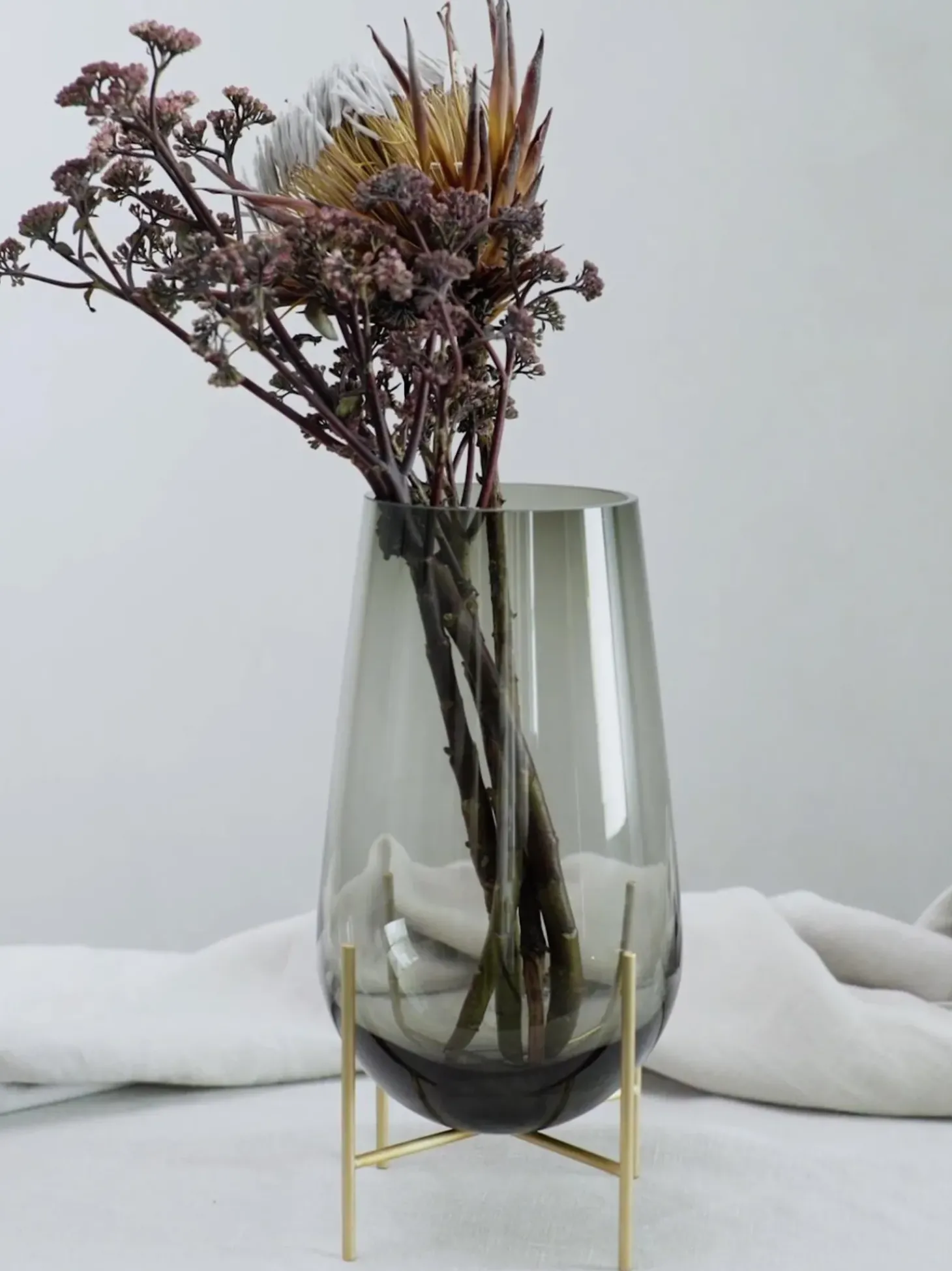 Vaso Da Terra In Vetro Soffiato Echasse