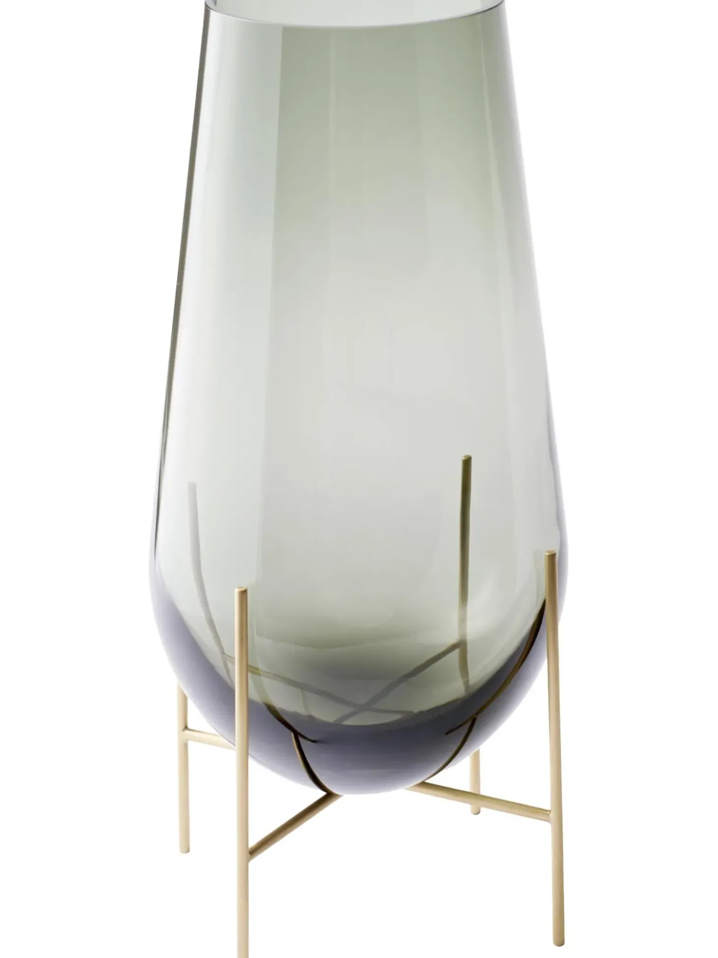 Vaso Da Terra In Vetro Soffiato Echasse