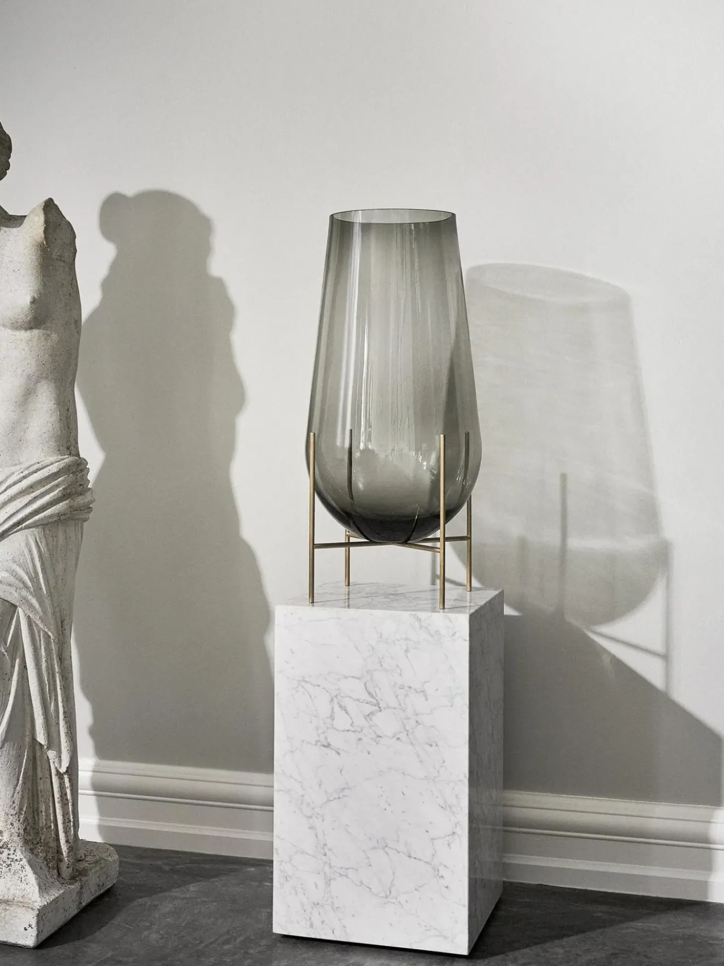 Vaso Da Terra In Vetro Soffiato Echasse