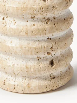 Vaso Decorativo In Travertino Cleighton