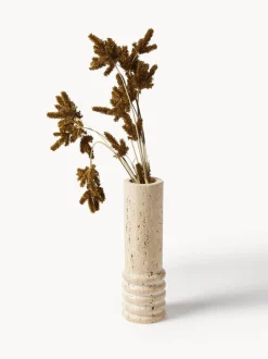 Vaso Decorativo In Travertino Cleighton