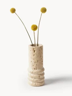 Vaso Decorativo Piccolo In Travertino Cleighton