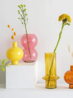 Vaso Di Design In Vetro Soffiato Pebbles