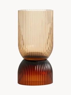 Vaso Fatto A Mano Con Superficie Scanalata Riva