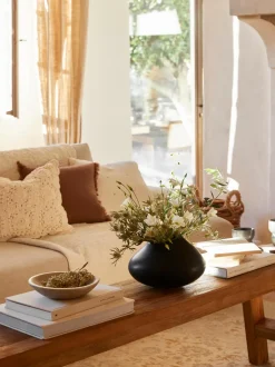 Vaso Fatto A Mano Nero Latona