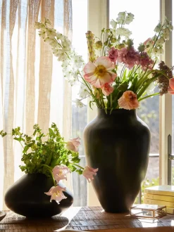 Vaso Fatto A Mano Nero Latona