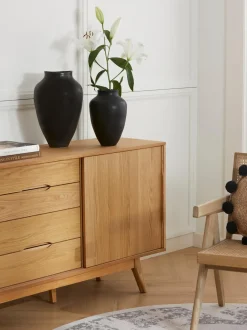 Vaso Fatto A Mano Nero Latona