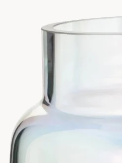 Vaso Grande In Vetro Iridescende Lasse
